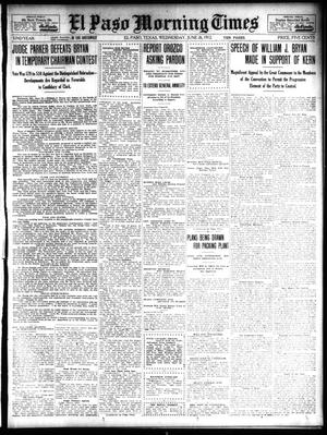 El Paso Morning Times (El Paso, Tex.), Vol. 32, Ed. 1 Wednesday, June 26, 1912