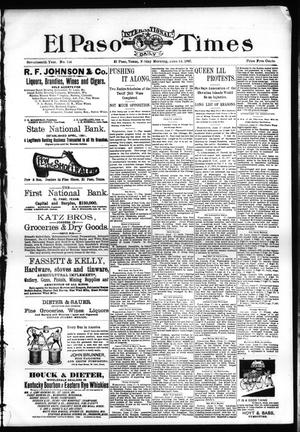 El Paso International Daily Times (El Paso, Tex.), Vol. 17, No. 144, Ed. 1 Friday, June 18, 1897