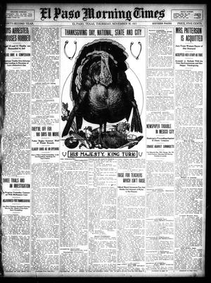 El Paso Morning Times (El Paso, Tex.), Vol. 32, Ed. 1 Thursday, November 30, 1911