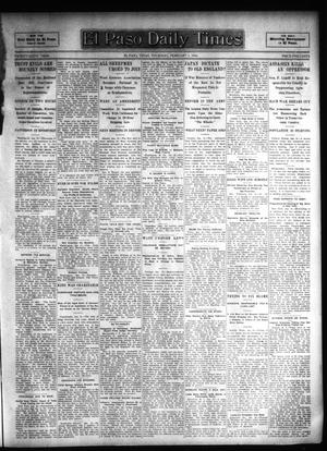 El Paso Daily Times (El Paso, Tex.), Vol. 26, Ed. 1 Thursday, February 1, 1906
