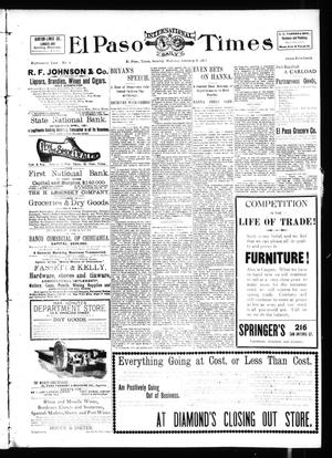 El Paso International Daily Times (El Paso, Tex.), Vol. 18, No. 8, Ed. 1 Sunday, January 9, 1898