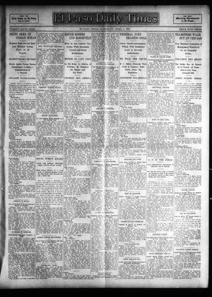 El Paso Daily Times (El Paso, Tex.), Vol. 25, Ed. 1 Saturday, April 8, 1905