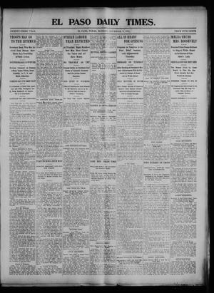 El Paso Daily Times. (El Paso, Tex.), Vol. 23, Ed. 1 Monday, November 9, 1903
