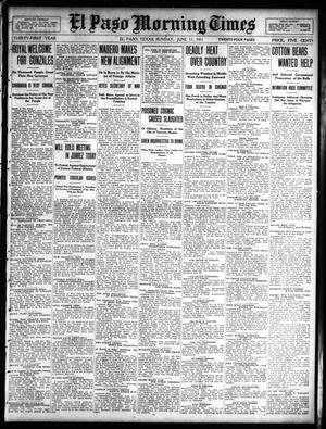Primary view of object titled 'El Paso Morning Times (El Paso, Tex.), Vol. 31, Ed. 1 Sunday, June 11, 1911'.