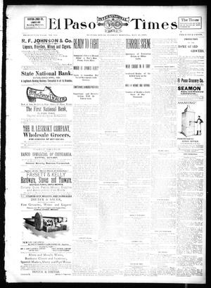 El Paso International Daily Times (El Paso, Tex.), Vol. 18, No. 111, Ed. 1 Tuesday, May 10, 1898