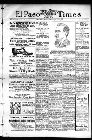 El Paso International Daily Times (El Paso, Tex.), Vol. 17, No. 189, Ed. 1 Wednesday, August 11, 1897