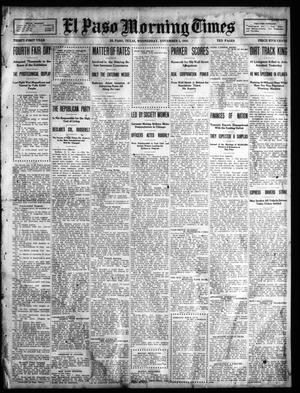 El Paso Morning Times (El Paso, Tex.), Vol. 31, Ed. 1 Wednesday, November 2, 1910
