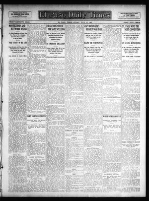 El Paso Daily Times (El Paso, Tex.), Vol. 27, Ed. 1 Friday, July 12, 1907