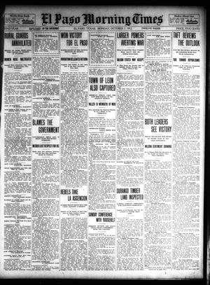 El Paso Morning Times (El Paso, Tex.), Vol. 32, Ed. 1 Monday, October 7, 1912