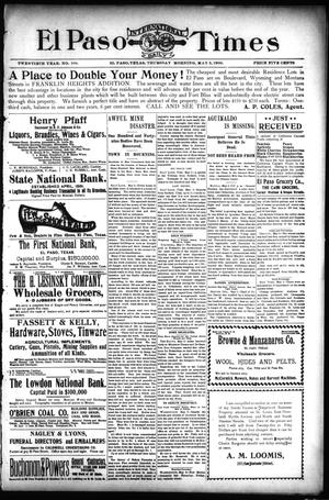 El Paso International Daily Times (El Paso, Tex.), Vol. 20, No. 108, Ed. 1 Thursday, May 3, 1900