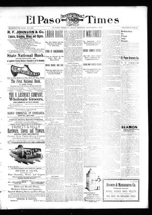 El Paso International Daily Times (El Paso, Tex.), Vol. 18, No. 209, Ed. 1 Thursday, September 1, 1898