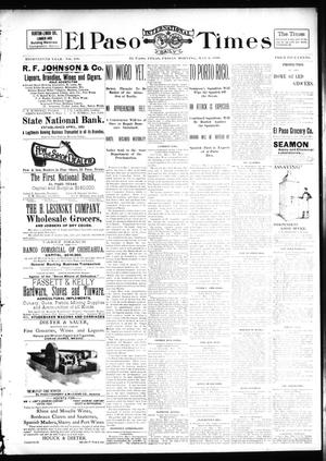 El Paso International Daily Times (El Paso, Tex.), Vol. 18, No. 108, Ed. 1 Friday, May 6, 1898