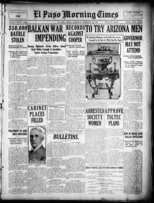 El Paso Morning Times (El Paso, Tex.), Vol. 29, Ed. 1 Thursday, February 25, 1909