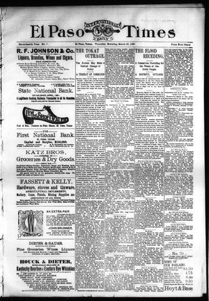 El Paso International Daily Times (El Paso, Tex.), Vol. 17, No. 150, Ed. 1 Friday, June 25, 1897