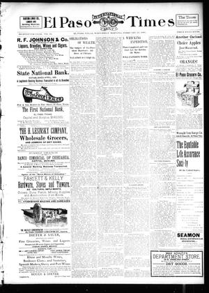 El Paso International Daily Times (El Paso, Tex.), Vol. 18, No. 46, Ed. 1 Wednesday, February 23, 1898
