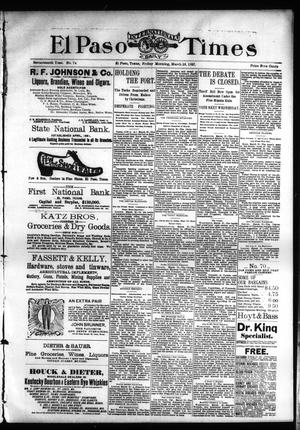 El Paso International Daily Times (El Paso, Tex.), Vol. 17, No. 151, Ed. 1 Saturday, June 26, 1897