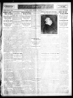 El Paso Daily Times (El Paso, Tex.), Vol. 28, Ed. 1 Thursday, October 15, 1908