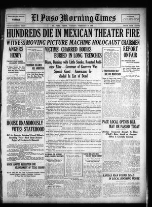 El Paso Morning Times (El Paso, Tex.), Vol. 29, Ed. 1 Tuesday, February 16, 1909