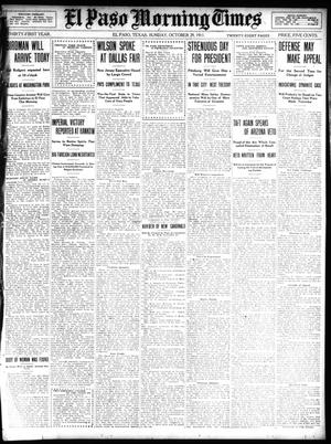 El Paso Morning Times (El Paso, Tex.), Vol. 31, Ed. 1 Sunday, October 29, 1911