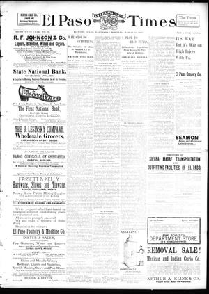 El Paso International Daily Times (El Paso, Tex.), Vol. 18, No. 76, Ed. 1 Wednesday, March 30, 1898