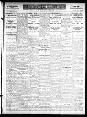 El Paso Daily Times (El Paso, Tex.), Vol. 28, Ed. 1 Monday, February 3, 1908