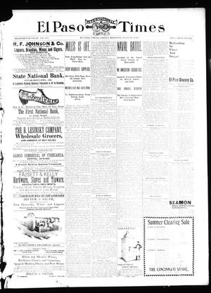 El Paso International Daily Times (El Paso, Tex.), Vol. 18, No. 174, Ed. 1 Friday, July 22, 1898