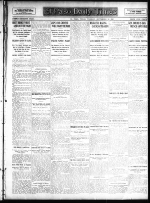 El Paso Daily Times (El Paso, Tex.), Vol. 27, Ed. 1 Tuesday, September 10, 1907