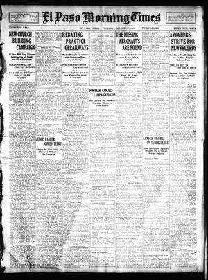 Primary view of object titled 'El Paso Morning Times (El Paso, Tex.), Vol. 30, Ed. 1 Thursday, October 27, 1910'.