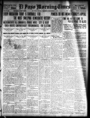 El Paso Morning Times (El Paso, Tex.), Vol. 32, Ed. 1 Tuesday, November 5, 1912