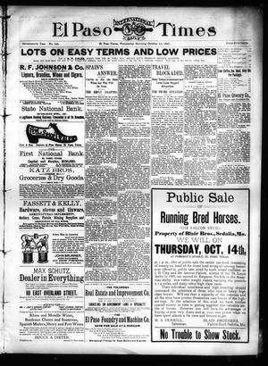 El Paso International Daily Times (El Paso, Tex.), Vol. 17, No. 243, Ed. 1 Wednesday, October 13, 1897