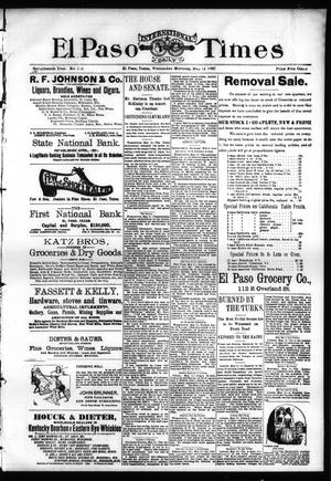 El Paso International Daily Times (El Paso, Tex.), Vol. 17, No. 112, Ed. 1 Wednesday, May 12, 1897