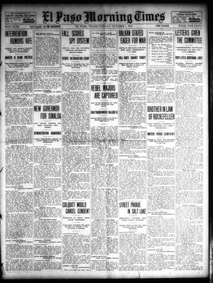El Paso Morning Times (El Paso, Tex.), Vol. 32, Ed. 1 Tuesday, October 1, 1912