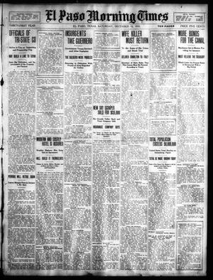 El Paso Morning Times (El Paso, Tex.), Vol. 31, Ed. 1 Saturday, December 10, 1910