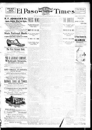 El Paso International Daily Times (El Paso, Tex.), Vol. 18, No. 105, Ed. 1 Tuesday, May 3, 1898