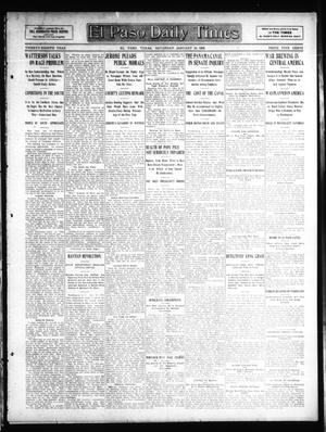 El Paso Daily Times (El Paso, Tex.), Vol. 28, Ed. 1 Saturday, January 18, 1908
