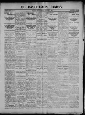 El Paso Daily Times. (El Paso, Tex.), Vol. 23, Ed. 1 Tuesday, October 6, 1903