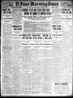 El Paso Morning Times (El Paso, Tex.), Vol. 32, Ed. 1 Thursday, October 17, 1912