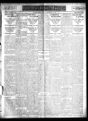 Primary view of object titled 'El Paso Daily Times (El Paso, Tex.), Vol. 24, Ed. 1 Monday, September 19, 1904'.