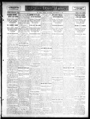 Primary view of object titled 'El Paso Daily Times (El Paso, Tex.), Vol. 27, Ed. 1 Saturday, September 14, 1907'.