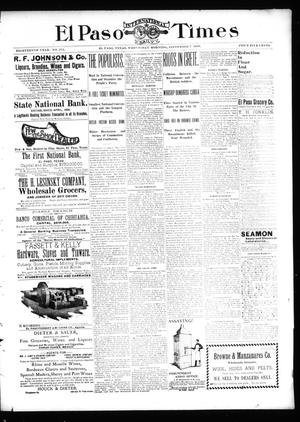 El Paso International Daily Times (El Paso, Tex.), Vol. 18, No. 214, Ed. 1 Wednesday, September 7, 1898