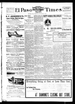Primary view of El Paso International Daily Times (El Paso, Tex.), Vol. 18, No. 6, Ed. 1 Friday, January 7, 1898