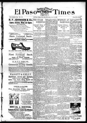 El Paso International Daily Times (El Paso, Tex.), Vol. 17, No. 139, Ed. 1 Saturday, June 12, 1897
