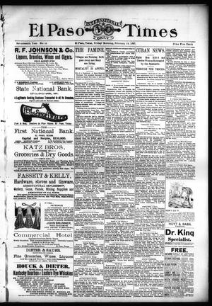 El Paso International Daily Times (El Paso, Tex.), Vol. 17, No. 42, Ed. 1 Friday, February 19, 1897