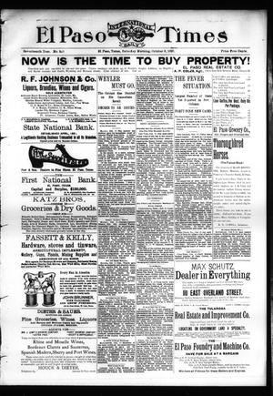 El Paso International Daily Times (El Paso, Tex.), Vol. 17, No. 240, Ed. 1 Saturday, October 9, 1897