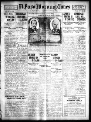 El Paso Morning Times (El Paso, Tex.), Vol. 30, Ed. 1 Thursday, March 24, 1910