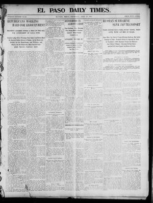 El Paso Daily Times. (El Paso, Tex.), Vol. 24, Ed. 1 Thursday, April 28, 1904