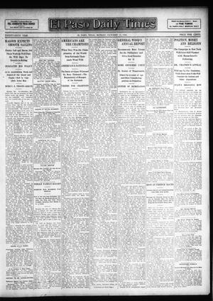 El Paso Daily Times (El Paso, Tex.), Vol. 26, Ed. 1 Monday, October 15, 1906