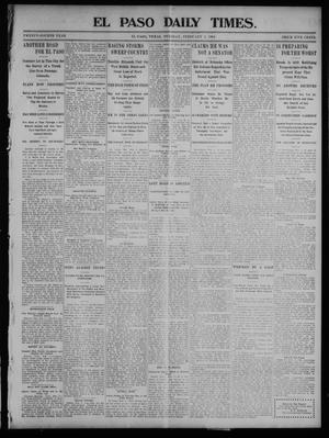 El Paso Daily Times. (El Paso, Tex.), Vol. 24, Ed. 1 Tuesday, February 2, 1904
