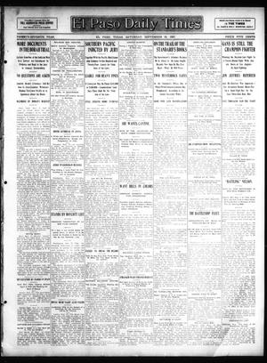 El Paso Daily Times (El Paso, Tex.), Vol. 27, Ed. 1 Saturday, September 28, 1907