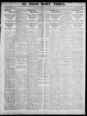 El Paso Daily Times. (El Paso, Tex.), Vol. 24, Ed. 1 Tuesday, April 12, 1904